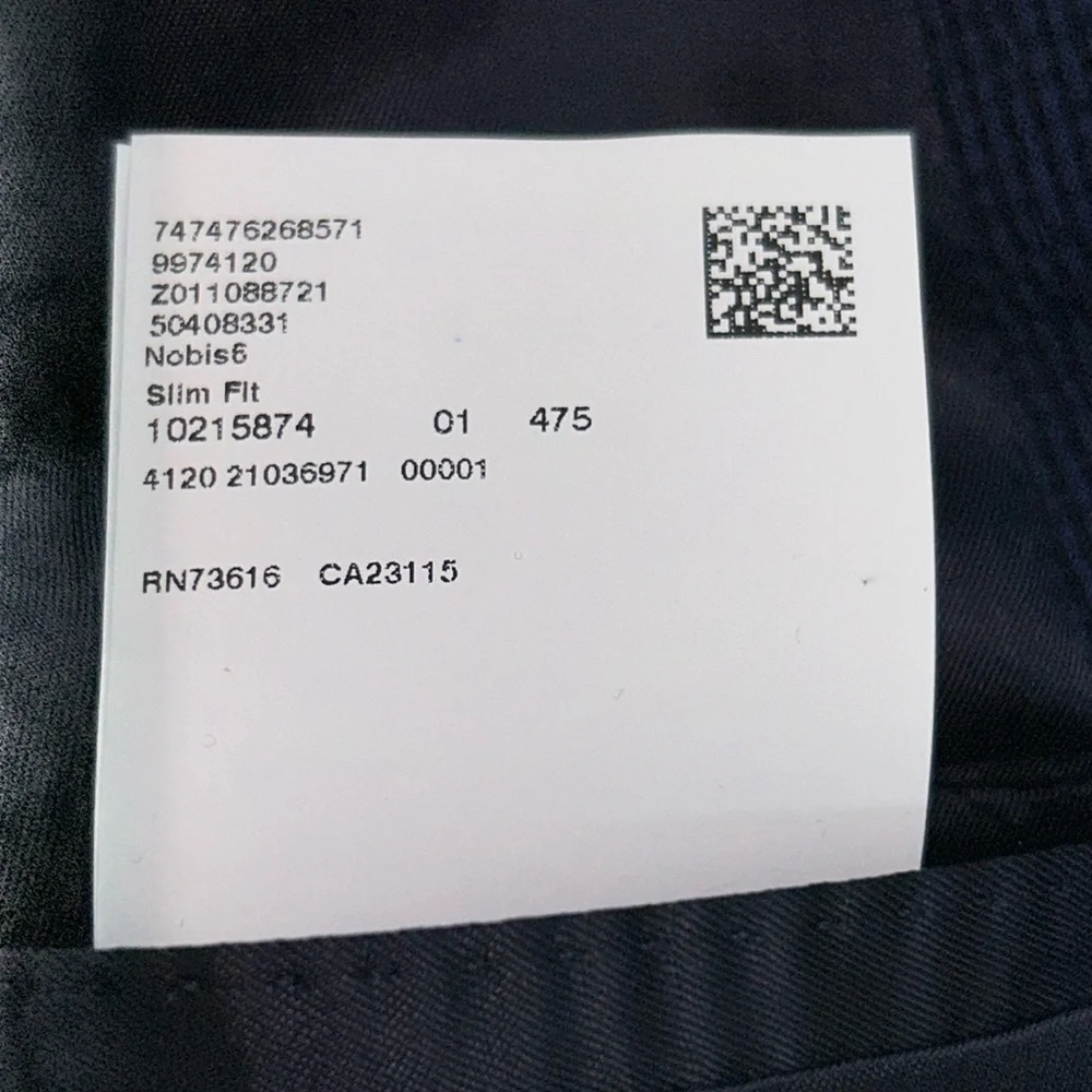 Hugo Boss AG Dieselstrasse Nobis6 Slim Fit Sport Coat In Blue 40R